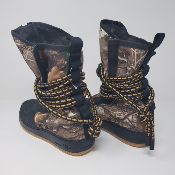 Nike SF Air Force 1 High Realtree Men's Camo Boots - Picture 6 of 7